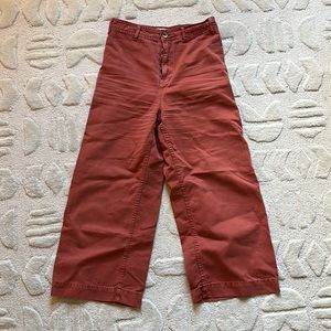 Free People Wide Leg Cropped Pants